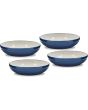 Barbary + Oak BO867012BLU Foundry 4 Piece Pasta Bowl Set Blue