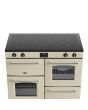 Belling 444411842 Farmhouse 110Ei 110Cm Wide Electric Range Cooker With Induction Hob - Cream - A/A