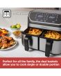 Black + Decker BXAF17094GB 9L Dual Basket Air Fryer Black