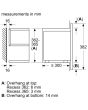 Bosch CEG732XB1B Built-In Microwave + Grill - Black