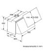 Bosch DEM66AC00B Integrated Cooker Hood, 60 Cm, Silver