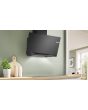 Bosch DWK91LT60B 90Cm Black Glass Angled Cooker Hood