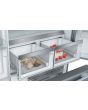 Bosch KFF96PIEP American Fridge Freezer, Plumbed, Stainless Steel, E Rated