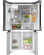 Bosch KFI96APEAG American Fridge Freezer, Non-Plumbed, Stainless Steel, E Rated