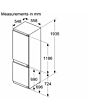 Bosch KIN96VFD0G Fully Integrated 60/40 Fridge Freezer Frost Free With Fixed Hinge - D Rated