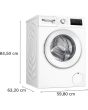Bosch WAN28254GB 8Kg 1400 Spin Washing Machine - White