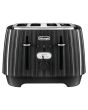 Delonghi CTD4003BK 4 Slice Ballerina Toaster Black