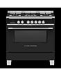 Fisher + Paykel OR90SCG4B1 81697 900Mm Dual Fuel Range Cooker Black