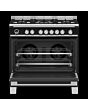 Fisher + Paykel OR90SCG6B1 81699 900Mm Dual Fuel Range Cooker Black
