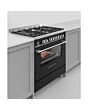 Fisher + Paykel OR90SCG6B1 81699 900Mm Dual Fuel Range Cooker Black