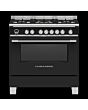 Fisher + Paykel OR90SCG6B1 81699 900Mm Dual Fuel Range Cooker Black