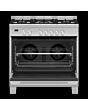 Fisher + Paykel OR90SDG6X1 90Cm Dual Fuel Range Cooker With Gas Hob And Pyrolytic Cleaning - Stainle