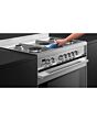 Fisher + Paykel OR90SDG6X1 90Cm Dual Fuel Range Cooker With Gas Hob And Pyrolytic Cleaning - Stainle