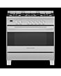Fisher + Paykel OR90SDG6X1 90Cm Dual Fuel Range Cooker With Gas Hob And Pyrolytic Cleaning - Stainle