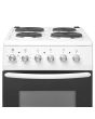 Haden HES051W 50Cm Single Oven Electric Cooker With Sealed Plate Hob - White