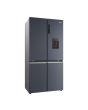 Haier HCR5919EHMB 90Cm Freestanding American Fridge Freezer - Brushed Black