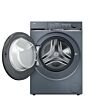 Haier HW100-B14387GUU 10Kg, 1400 Spin Washing Machine - Graphite