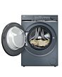 Haier HW100-B14387GUU 10Kg, 1400 Spin Washing Machine - Graphite