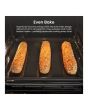 Hisense BI622ABPGUK Built In Electric Single Steam, Plug + Play Oven - Jet Black