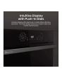 Hisense BI622ABPGUK Built In Electric Single Steam, Plug + Play Oven - Jet Black