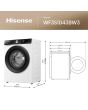 Hisense WF3S1043BW3 10.5Kg 1400 Spin Washing Machine - White