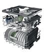 Hotpoint H7FHP43XUK 15 Place Settings Dishwasher - Inox