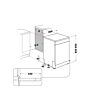 Hotpoint H7FHP43XUK 15 Place Settings Dishwasher - Inox