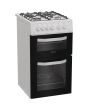 Hotpoint HTG5GCW 50cm Gas Twin Cooker - White