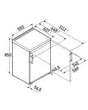 Liebherr TK14VE00 55Cm Under Counter Larder - White