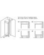 Neff KI1513FF0 In-Column Integrated Larder Fridge 289 Litres 7 Fridge Shelves, 3 Fruit + Veg Drawers