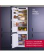 Neff KI7962FD0G Fully Integrated 60/40 Fridge Freezer Frost Free With Fixed Hinge - D Rated