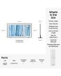 Samsung QE85LS03HWUXXU 85inch 4K The Frame Pro Neo Qled 4K Vision Ai Smart TV Art Mode + Wall Mount TV