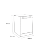 Sensis DWF0114FSDW Dishwasher - White