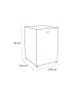 Sensis RFUCF01L54EW 54.8Cm Under Counter Larder - White