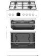 Simfer SIM63TGW 60Cm White Twin Cavity Gas Cooker