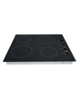 Statesman CHZ460D 4 Zone Ceramic Hob With Dial Control Black Glass