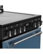 Stoves 444411999 Dx Mra Rich 60Ei Rty 60Cm Induction Electric Cooker With Double Oven, Blue, A Rated