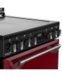 Stoves 444412002 Dx Mra Rich 60Ei Rty 60Cm Induction Electric Cooker With Double Oven, Red, A Rated