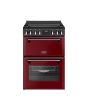Stoves 444412002 Dx Mra Rich 60Ei Rty 60Cm Induction Electric Cooker With Double Oven, Red, A Rated
