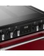 Stoves 444412002 Dx Mra Rich 60Ei Rty 60Cm Induction Electric Cooker With Double Oven, Red, A Rated