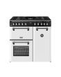 Stoves 444412004 Dx Rca Rich 90Df 90Cm Dual Fuel Range Cooker, Ice White, A Rated