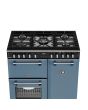 Stoves 444412005 Dx Rca Rich 90Df 90Cm Dual Fuel Range Cooker, Twilight Blue, A Rated