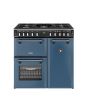 Stoves 444412005 Dx Rca Rich 90Df 90Cm Dual Fuel Range Cooker, Twilight Blue, A Rated