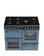Stoves 444412017 Dx Rca Rich 100Df 100Cm Dual Fuel Range Cooker, Twilight Blue, A Rated