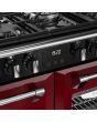 Stoves 444412020 Dx Rca Rich 100Df 100Cm Dual Fuel Range Cooker, Garnet Red, A Rated