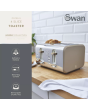 Swan ST14620OAT 4 Slice Nordic Style Toaster