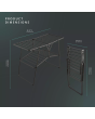 Swan SWLC1000BLKN Stealth Easy-Close Collapsible Clothes Airer