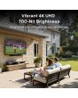 Sylvox OT75B1K4GC 75inch Partial Sun Outdoor TV
