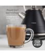 Tower T10074BLK Ash 1.7L Pyramid Kettle Black