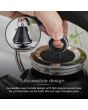 Tower T10074BLK Ash 1.7L Pyramid Kettle Black